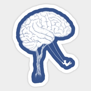 Intelligence having fun Sticker